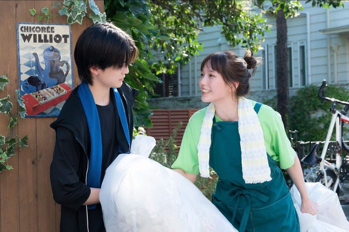 高橋文哉、本田翼 「君の花になる」第2話より(C)TBS