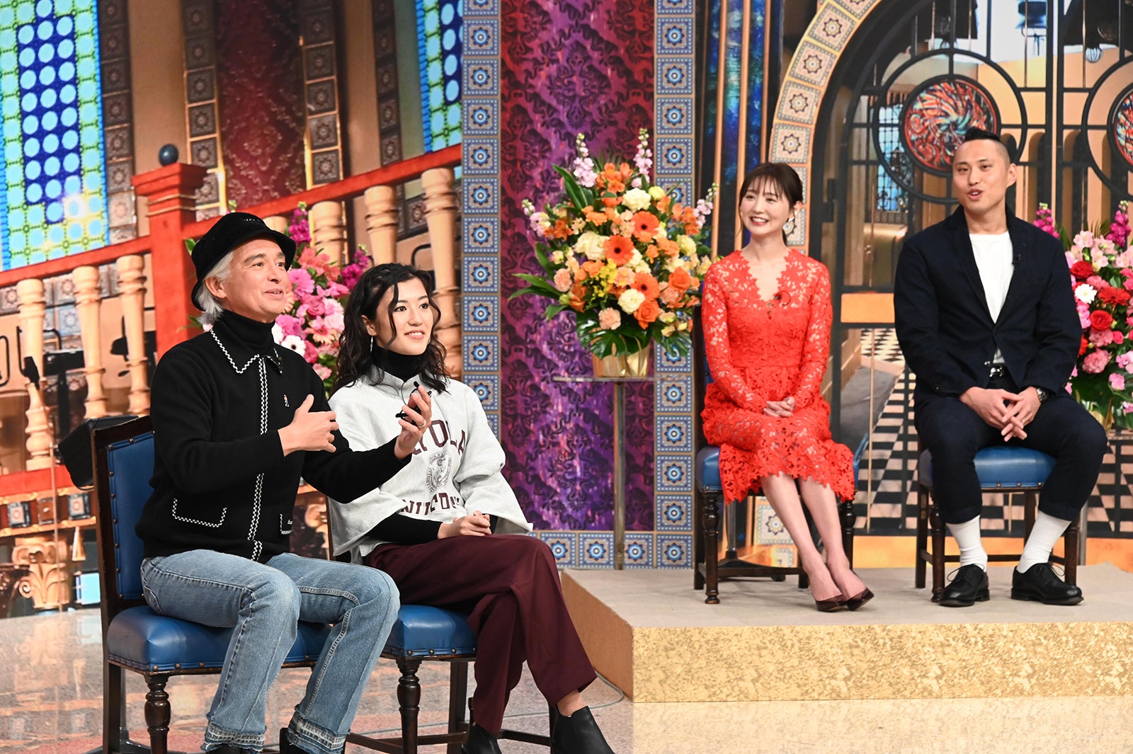 マーク・パンサー、マディー・パンサー、おのののか、塩浦慎理（C）日本テレビ