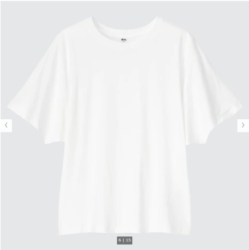 ユニクロ　uniqlo　レディース　アイテム　おすすめ　オススメ　トレンド　人気　コスパ　使える　おしゃれ　お洒落　オシャレ　2022　夏　人気トップス　人気　トップス　ドルマンT　Tシャツ　ドルマンスリーブ　ドルマン　白Tシャツ　白　ホワイト