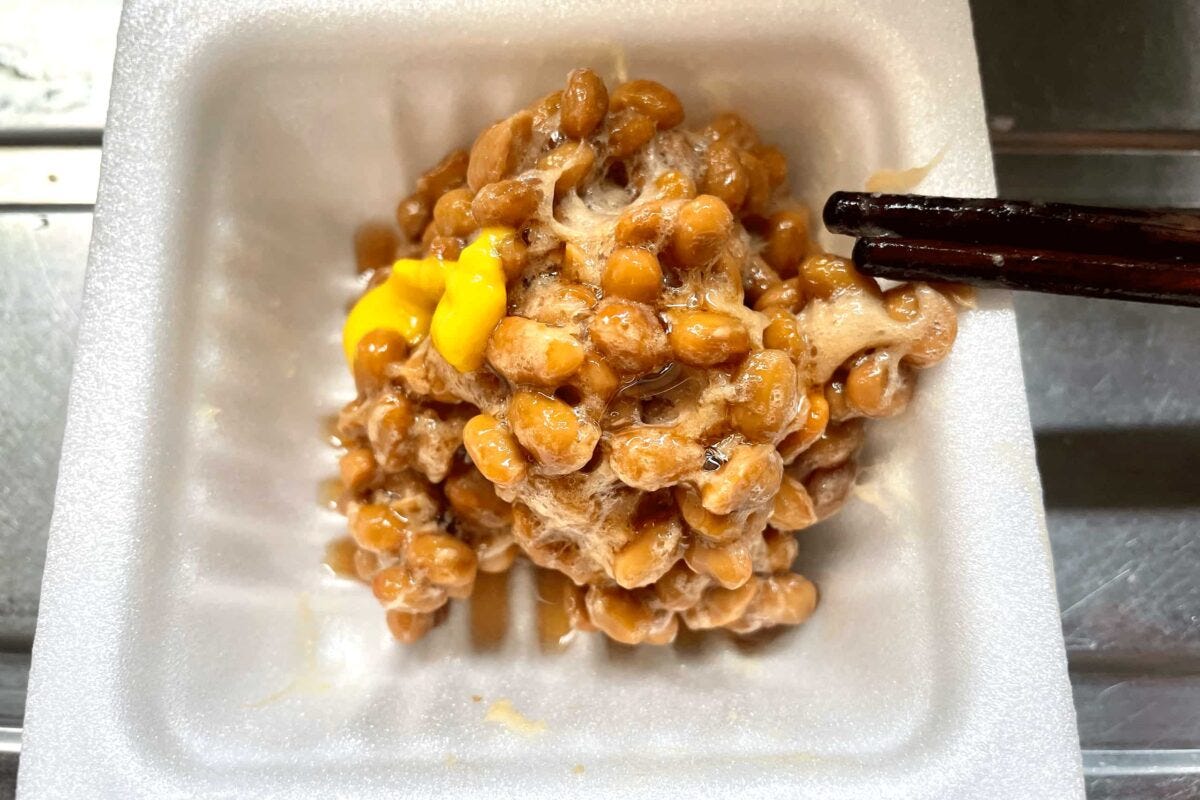 やけくそ塩納豆パスタ