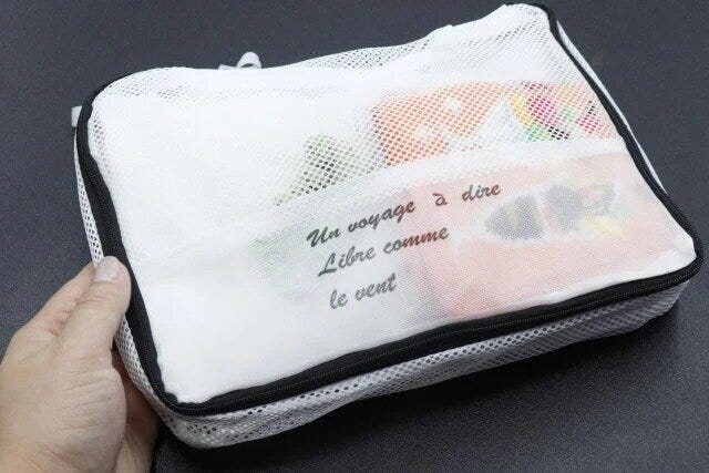 ダイソー　そのまま洗えるトラベル仕分け収納ケース
