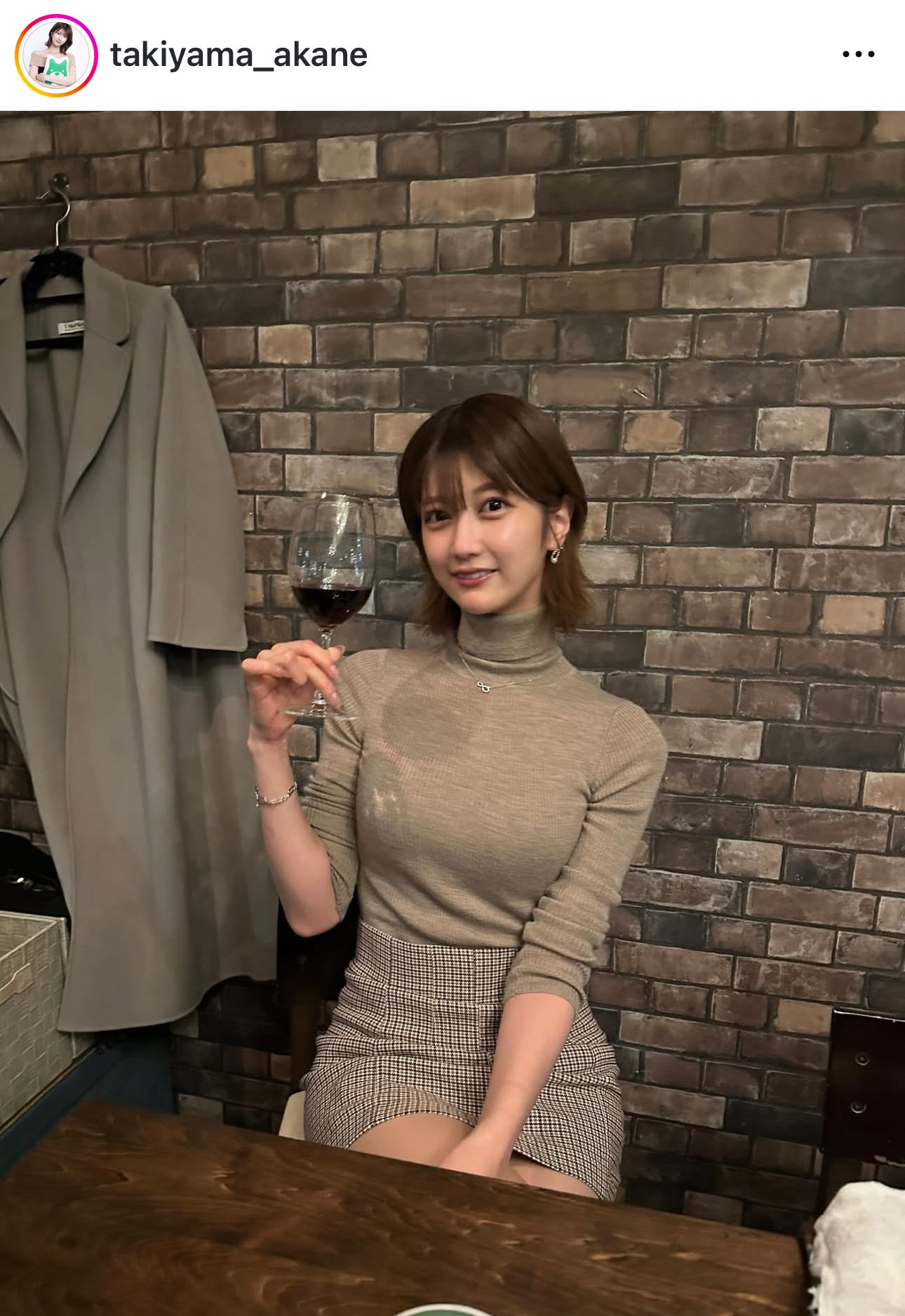 瀧山あかねInstagramより