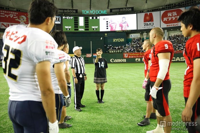 コイントスを担当した斎藤ちはる