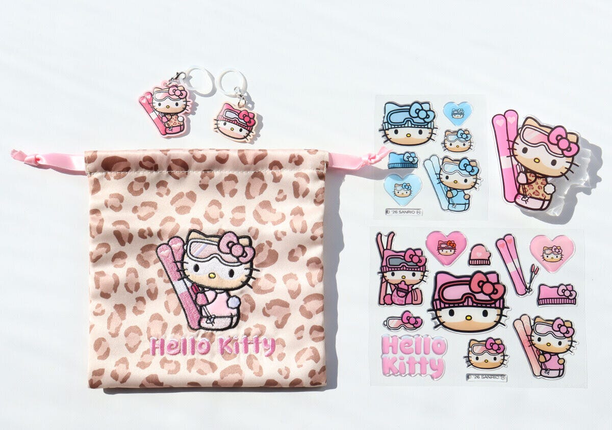 sweet3月号雪焼けハローキティ付録