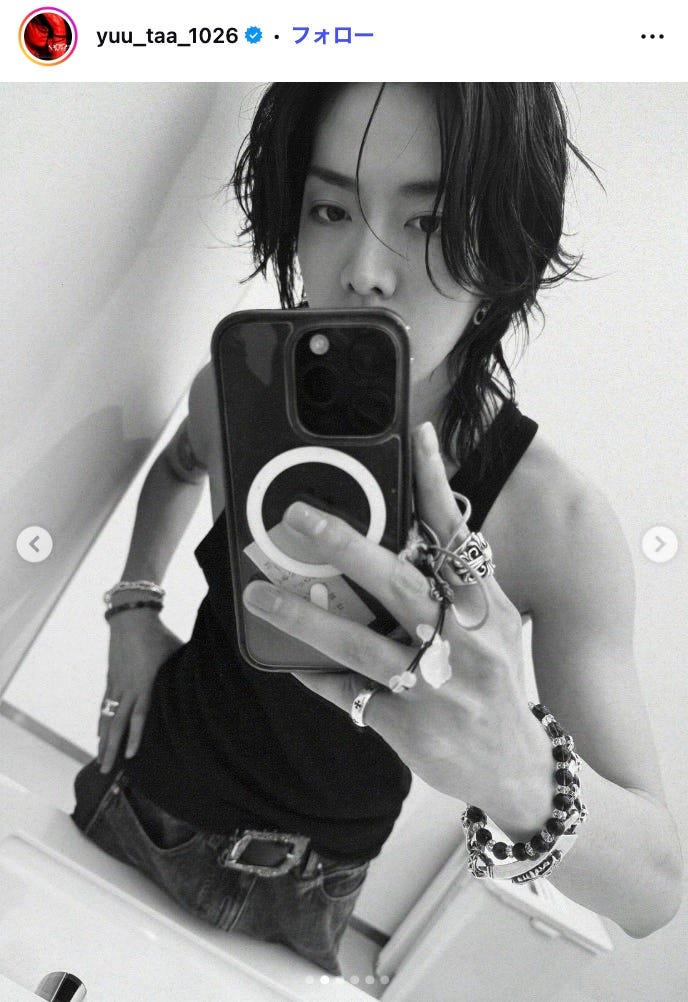 中本悠太Instagramより