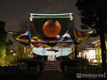 年越しデートに♡「円融寺」のプロジェクションマッピングが幻想的