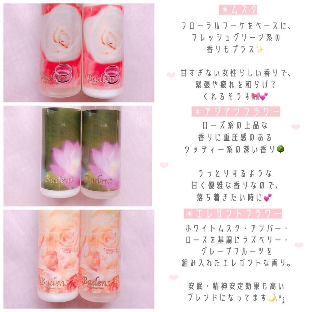 Badensのスキャルプシャンプー・トリートメント