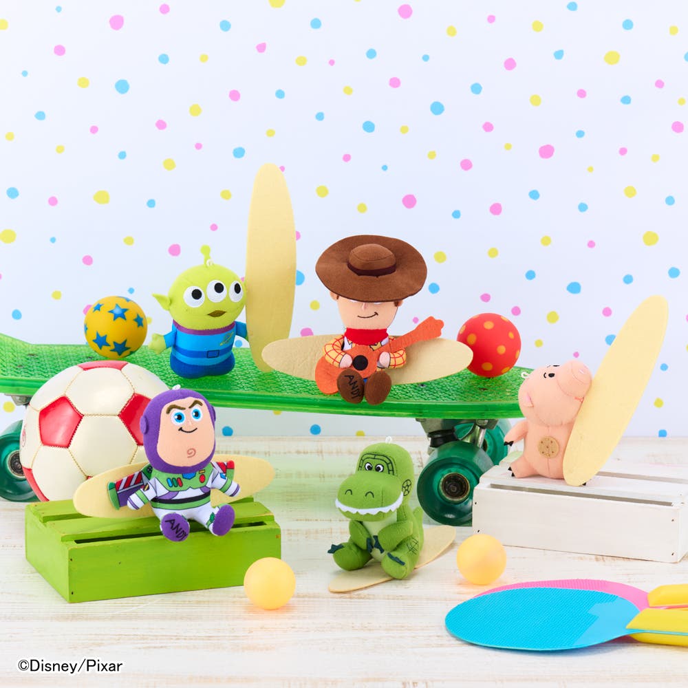 トイ・ストーリー モアプラスマスコット サーフィンVer.(全5種/全長約8×6×14cm)