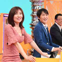 （左から）熊田曜子、千原ジュニア、梅沢富美男 （C）ABCテレビ