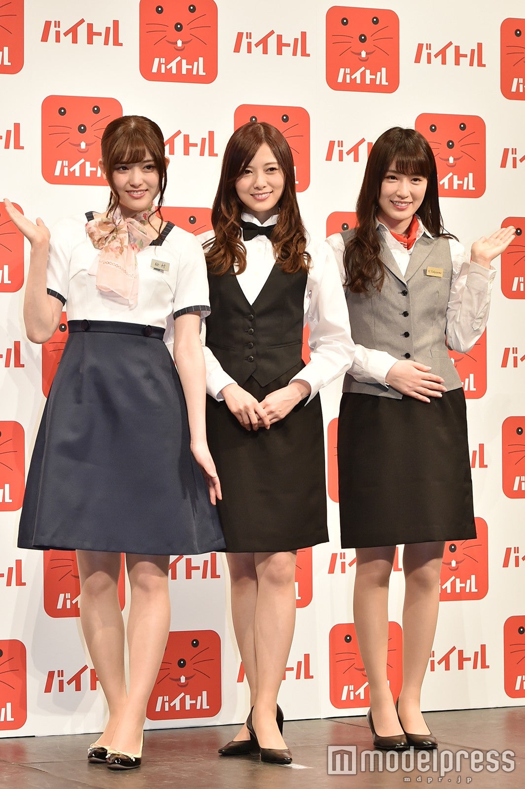 松村沙友理、白石麻衣、高山一実（C）モデルプレス