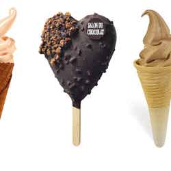 (左から)ソフト パレ ド オール ブラン プリュス551円、クール マカダミアショコラ601円、チョコマニア381円/画像提供:三越伊勢丹ホールディングス