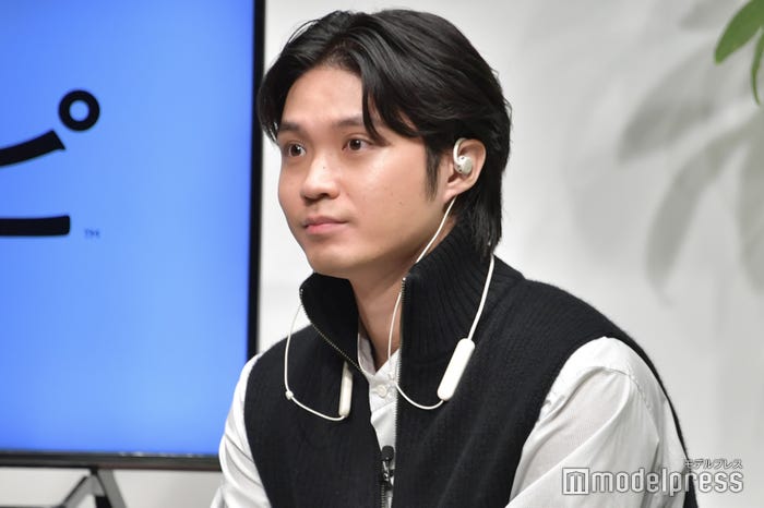 nwm 「耳スピ」 新ラインナップ発表会に出席した磯村勇斗(C)モデルプレス