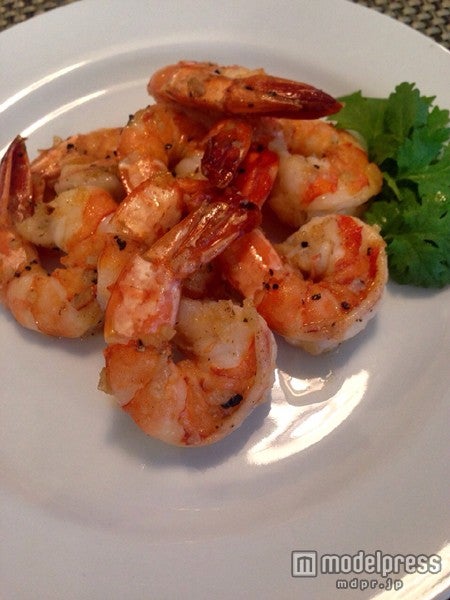 海老のココナッツガーリック炒め