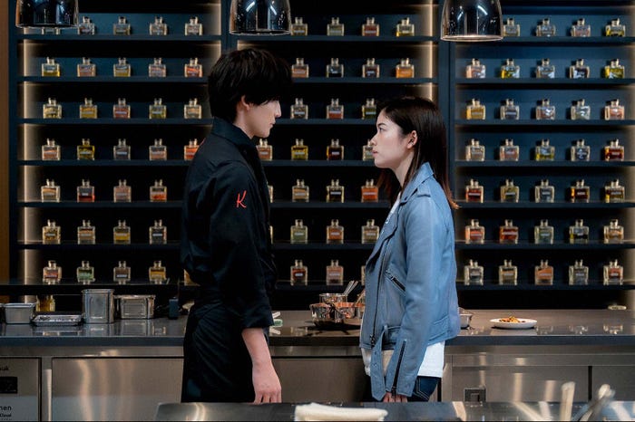高橋文哉、小芝風花「フェルマーの料理」第4話より(C)TBS