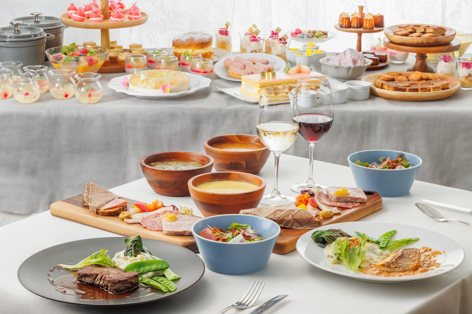 「お茶会ランチ＆スイーツビュッフェ」も登場／提供画像