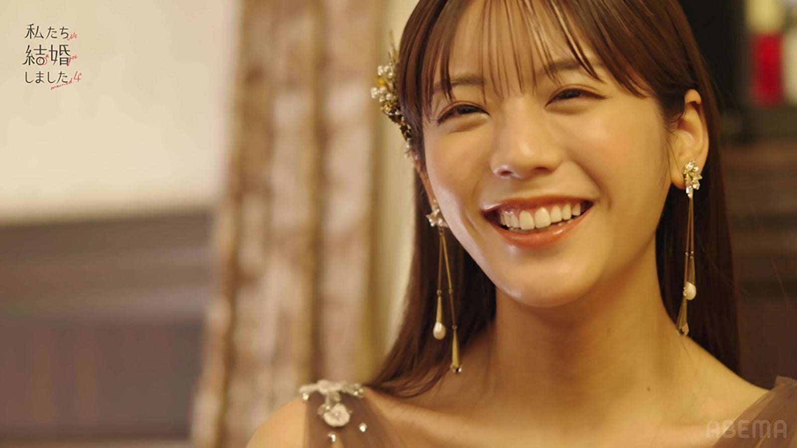 貴島明日香／「私たち結婚しました4」（C）AbemaTV, Inc.