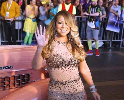 マライア・キャリー、むちむちシースルードレスでラスベガス入り