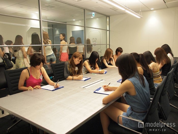 第2次選考の模様（C）TOKYO GIRLS COLLECTION 2013 A／W