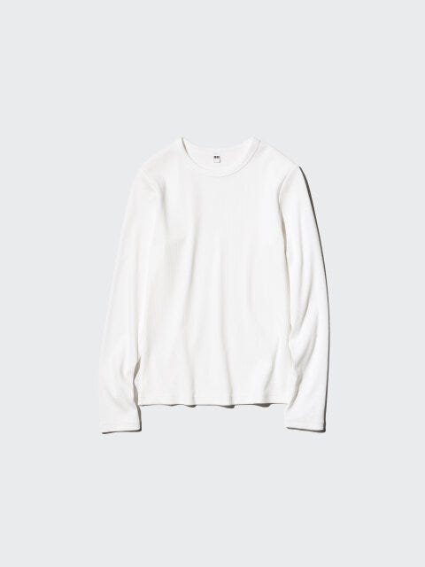 ユニクロ メンズアイテム トレンドコーデ 6スタイル kyoko. イラスト ソフトリブクルーネックT