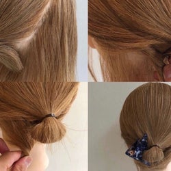 ショートボブでもお団子できます ねじってとめれば崩れない 超カンタンお団子ヘアアレンジ モデルプレス