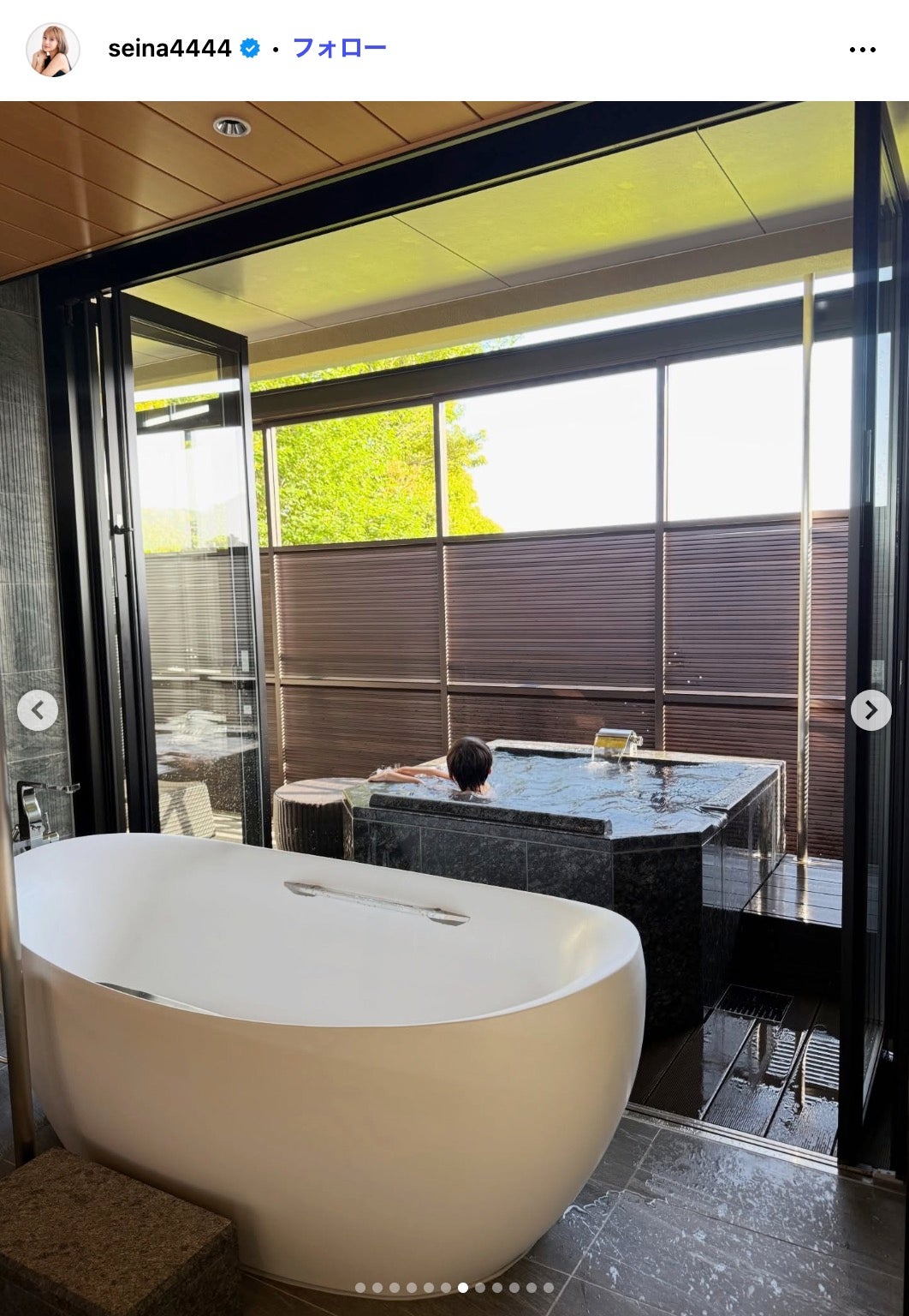 島袋聖南Instagramより