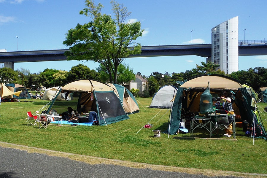 江東区立若洲公園 キャンプ場