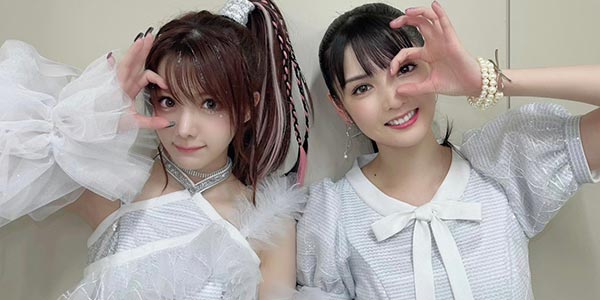 道重さゆみ＆田中れいな“ジャケ写ごっこ”ライブオフショット「6期最高