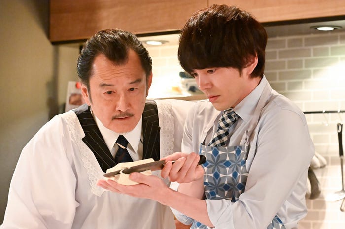吉田鋼太郎、林遣都「おっさんずラブ-リターンズ-」第8話(C)テレビ朝日