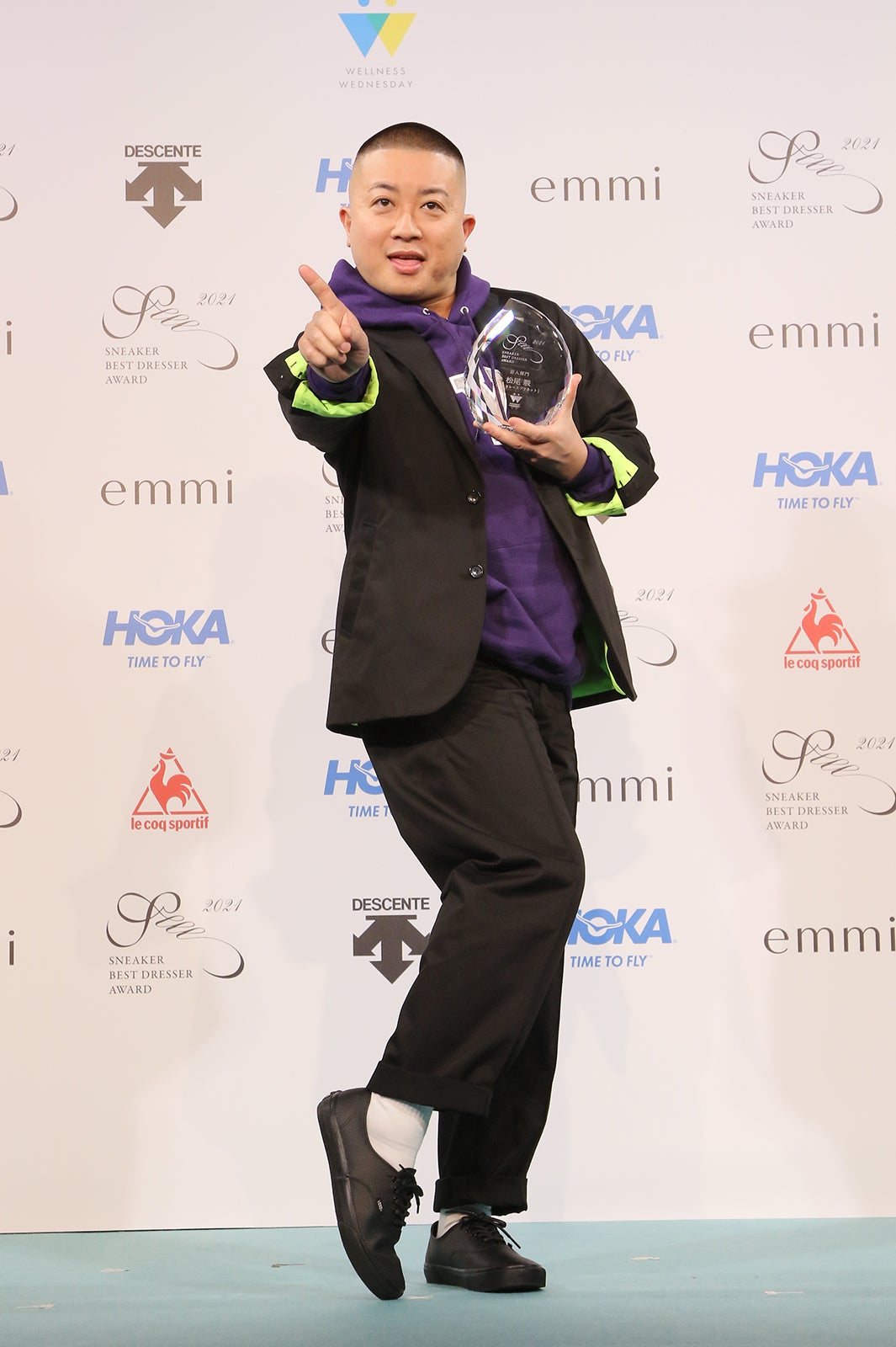 松尾駿／「スニーカーベストドレッサー賞 2021」より