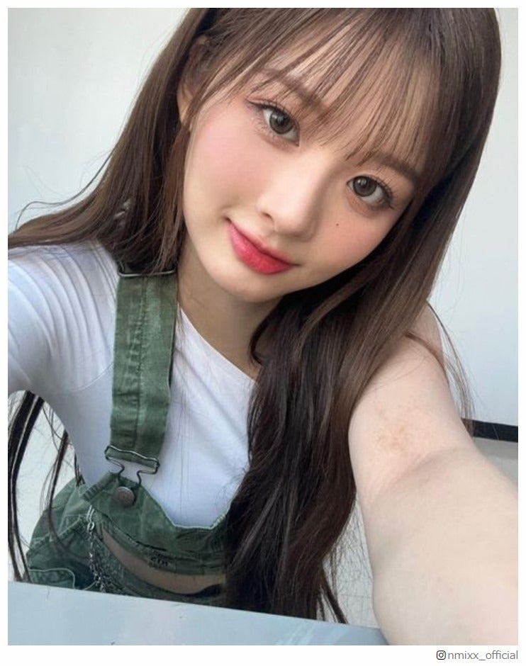 NMIXXソリュン、前髪カットでイメージチェンジ「可愛すぎる」「顔の面積少なすぎる」と反響