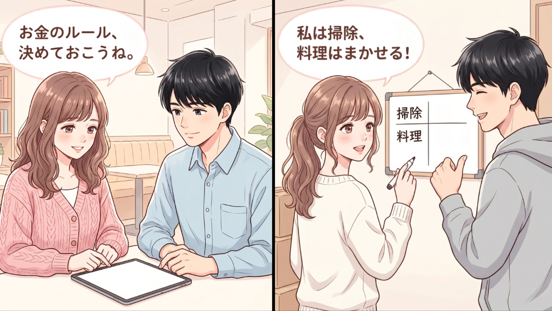 「このまま同棲して大丈夫？」【同棲前に決めておきたい】大切なこと3選
