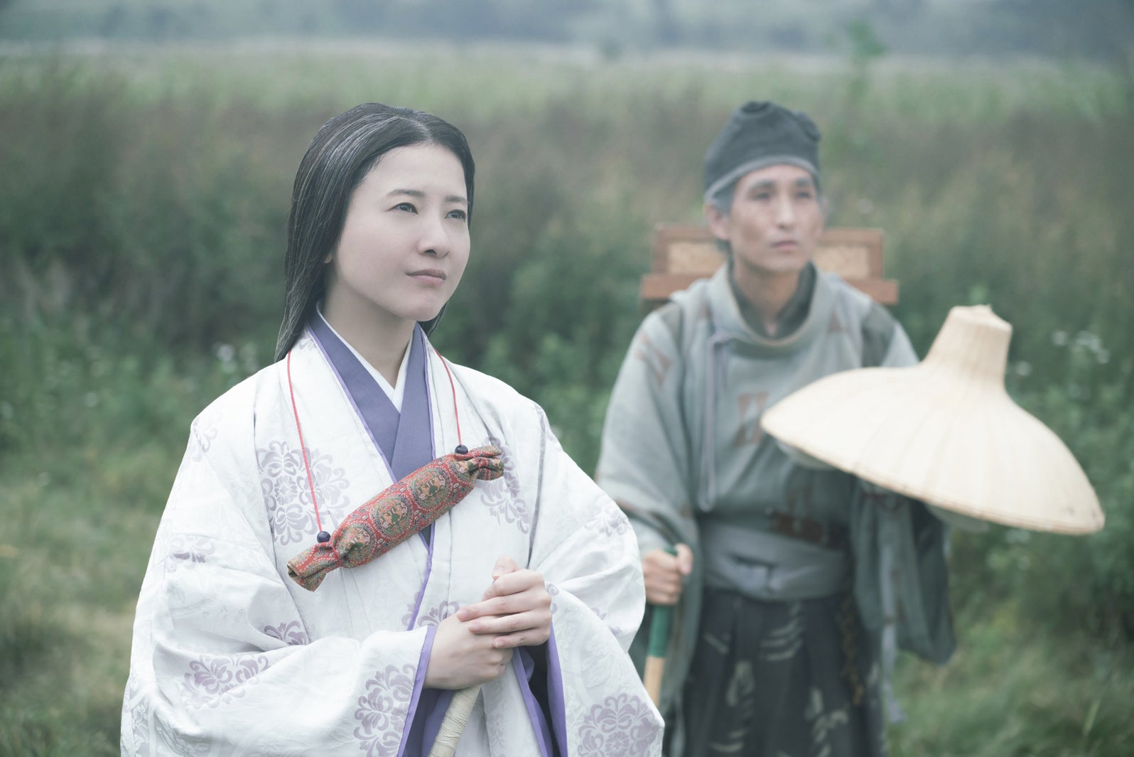 吉高由里子、矢部太郎「光る君へ」最終話（C）NHK