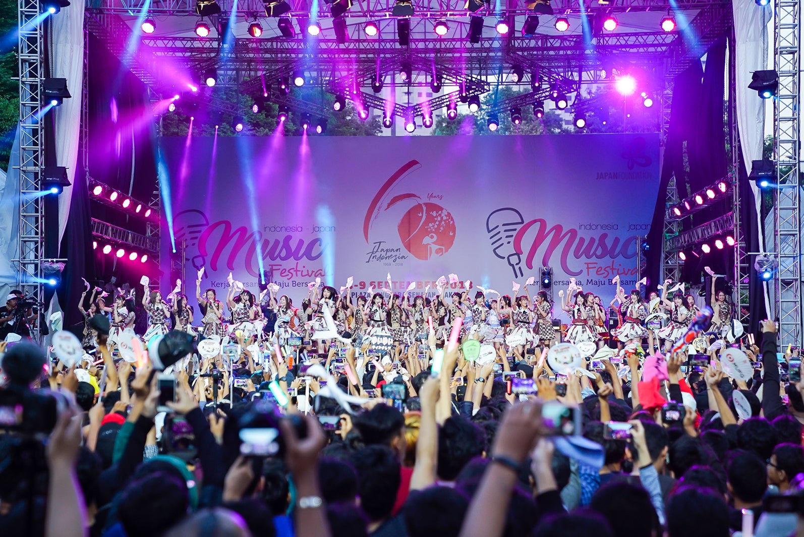 イベントの様子（C）AKS／（C）JKT48 Project