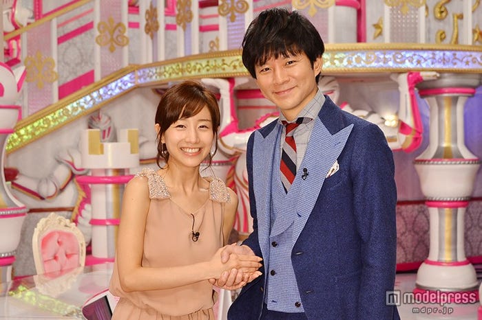 「ニュースな晩餐会」(左より)田中みな実アナウンサー、アンジャッシュ・渡部建