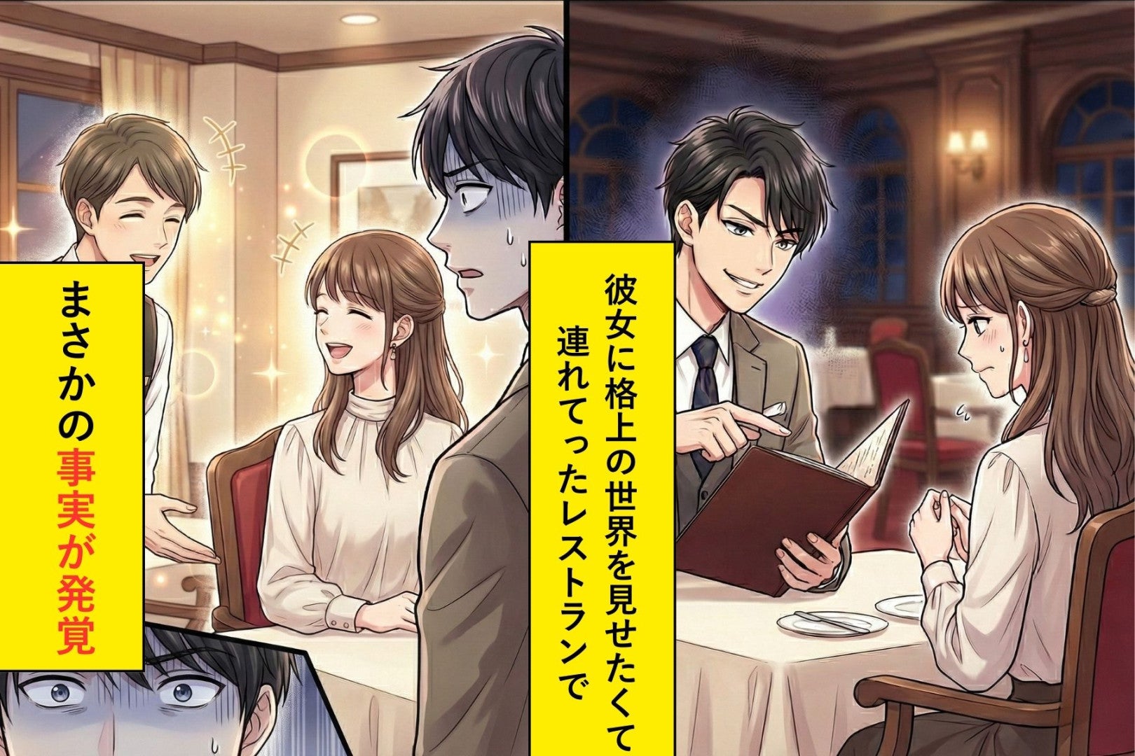 「俺が教えてあげる」と気取って連れて行った店で、彼女は常連客だった