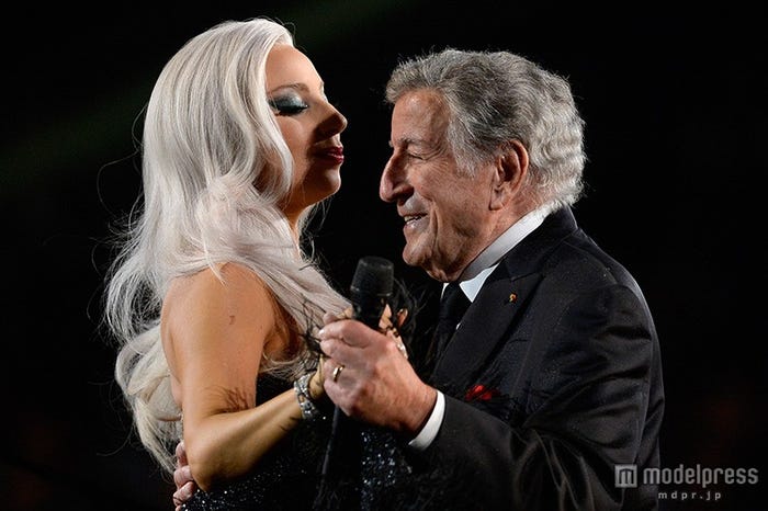 (左から)レディー・ガガ、トニー・ベネット/photo:Getty Images