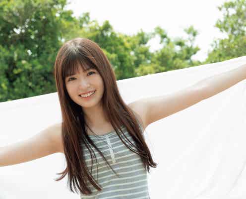 乃木坂46小川彩、ほっそり二の腕&美脚際立つミニワンピ姿「TRIANGLE magazine 03」特典解禁