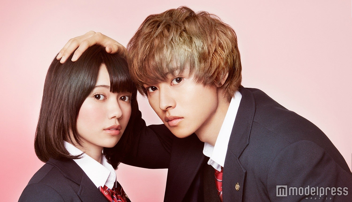 山﨑賢人 流し込め 二階堂ふみ オオカミ少女と黒王子 ポストカード