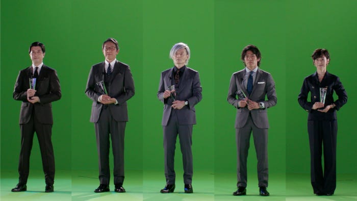 (左から)、高島宏平氏、岩元美智彦氏、宮田裕章氏、楢崎智亜選手、鈴木保奈美(提供写真)