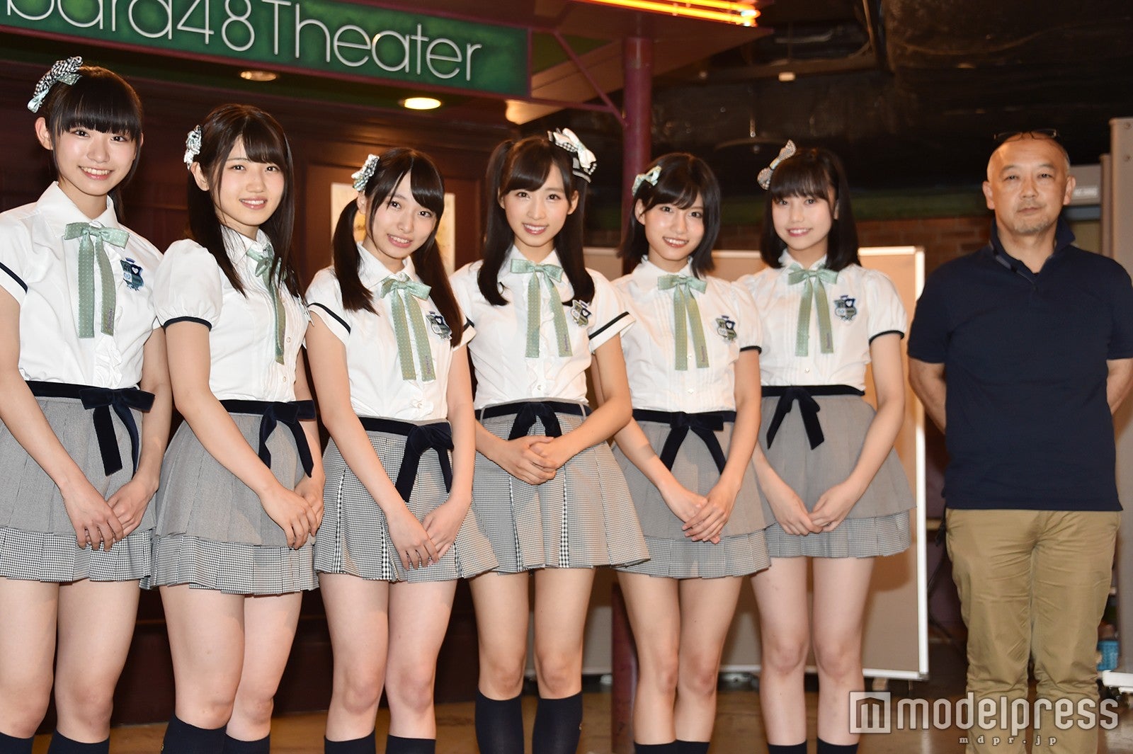 山内瑞葵、村山彩希、久保怜音、小栗有以、谷口めぐ、長久玲奈、青木宏行氏「世界は夢に満ちている」公演（C）モデルプレス