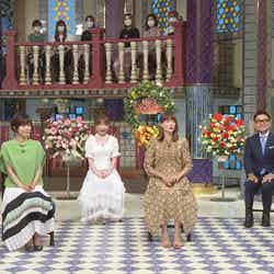 （左から）山添寛、釈由美子、もえのあずき、ヨンア、吉本浩二、くっきー！（C）日本テレビ