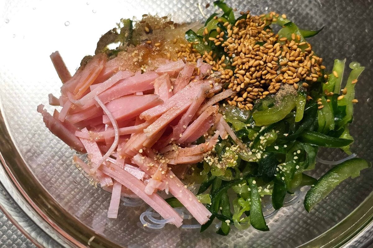 やけくそ春雨サラダ