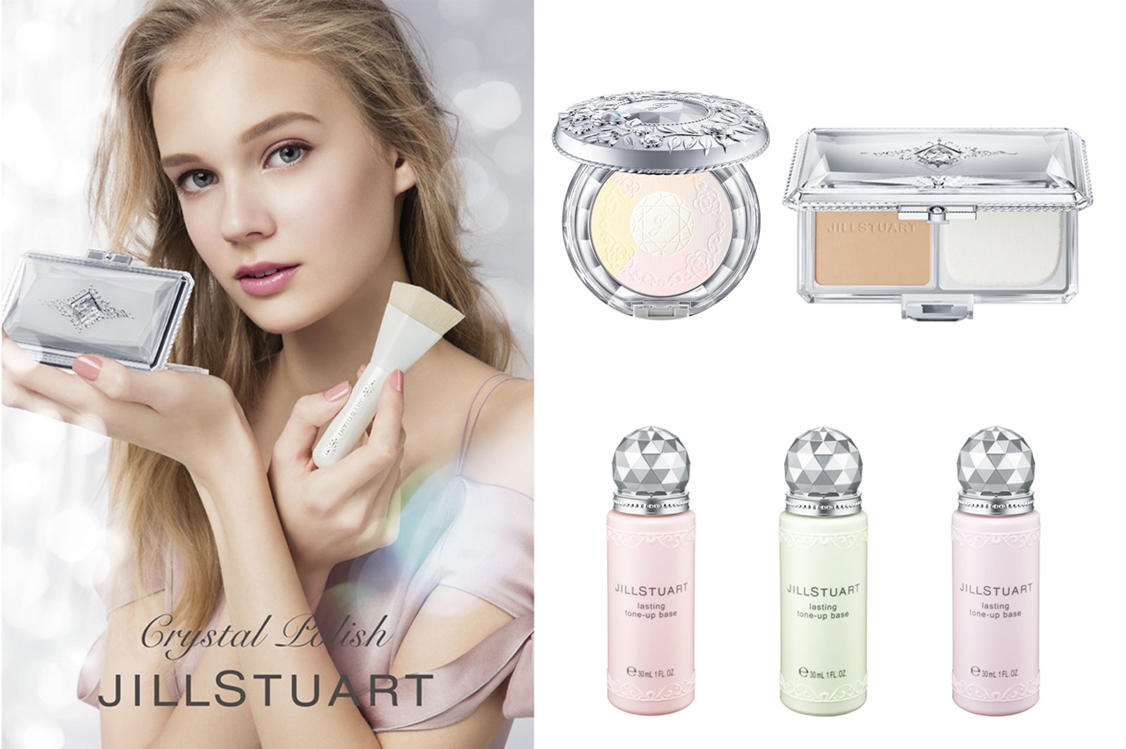 「ジルスチュアート ビューティ」ツヤ美膜でクリアな肌に。ダイヤモンドの煌めきを体感