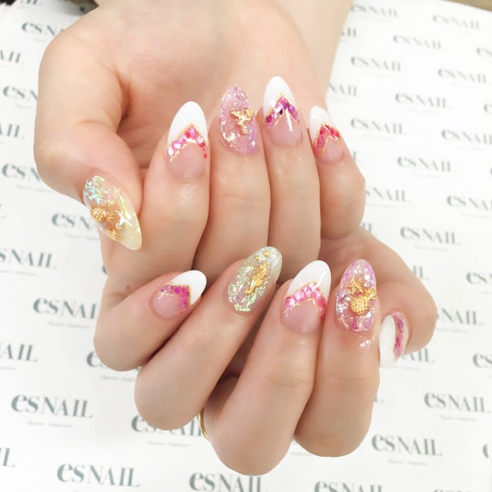 夏はすぐそこ キラキラな グリッターネイル で誰よりも目立っちゃおう モデルプレス