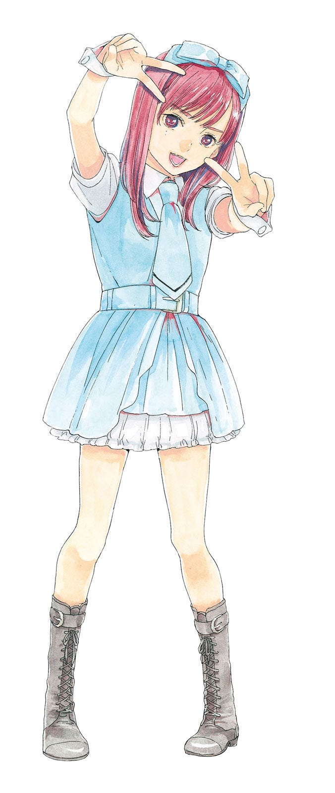 寺本優佳/原作キャストイラスト(C)平尾アウリ/徳間書店