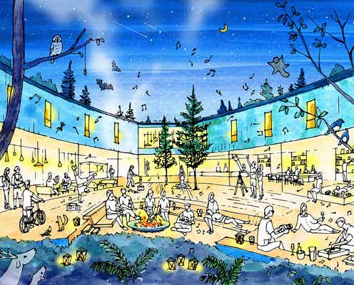 星野リゾート、軽井沢に若年層向けホテル「BEB 軽井沢」19年開業へ