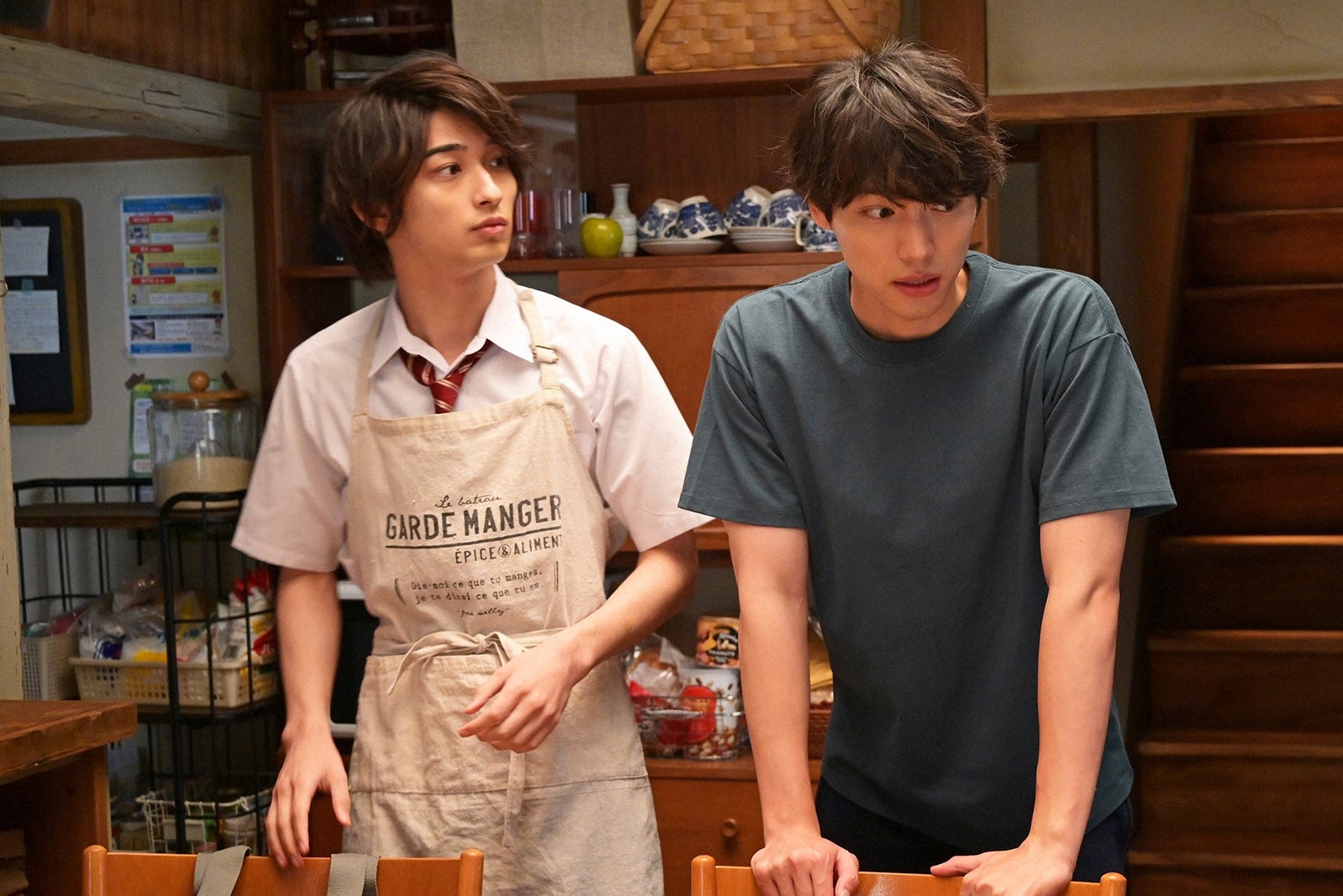 横浜流星、福士蒼汰／「4分間のマリーゴールド」第4話より（C）TBS