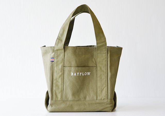 BAYFLOW トートバッグ 付録 ムック ムック本 ムック 付録 人気 おすすめ オススメ 宝島社 宝島 レビュー 便利 優秀 当たり BAYFLOW ベイフロー トートバッグ バッグ トート カーキ 収納力