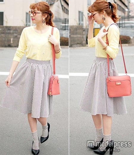 ストライプフレアスカート「kokopelli」2,970円（税込）