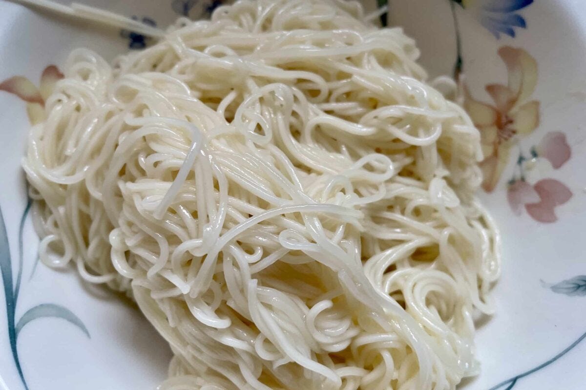 納豆塩麹そうめん